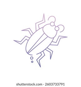 Cockroach Icon vector stock illustration