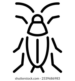 Icono de cucaracha para Web, App, infografía, etc