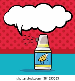 Cockroach medicine doodle, speech bubble