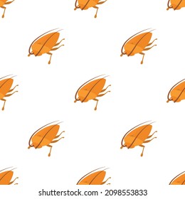 Cockroach pattern seamless background texture repeat wallpaper geometric vector