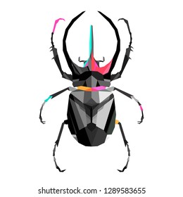 cockroach polygon art