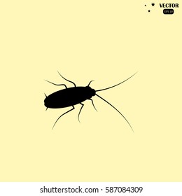 Cockroach silhouette