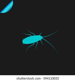 Cockroach silhouette