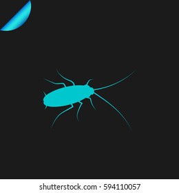 Cockroach silhouette