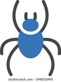 cockroach vector glyph color icon