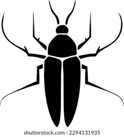 Cockroach vector illustration isolated on white background