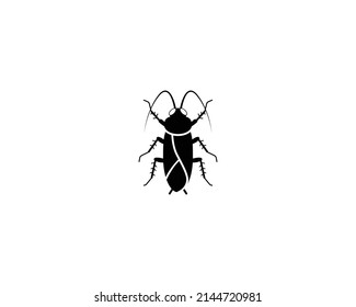 Cockroach Vector Isolated Illustration. Cockroach Icon