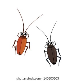 Cockroaches vector