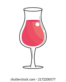 icono de alcohol de cocción aislado