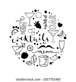 cocktail bar illustration