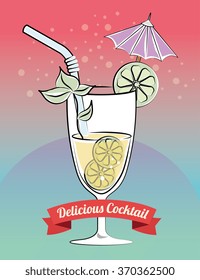 Cocktail bar menu