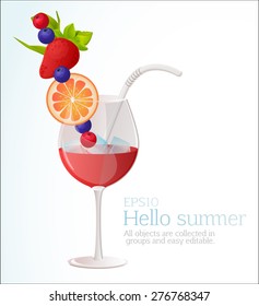 Cocktail,
beach, vacation,
bar, fruit,
alcohol, tube, no background
