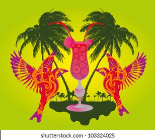 cocktail bird