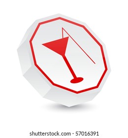 cocktail button