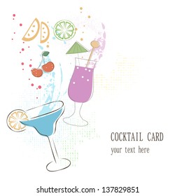 Cocktail card