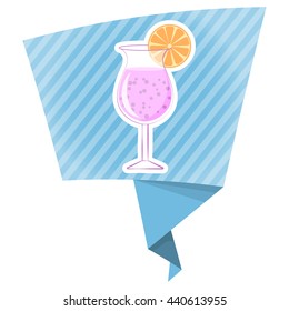 Cocktail colorful icon