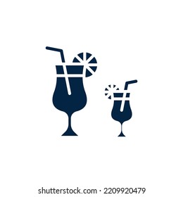 Cocktail concept line icon. Simple element illustration. Cocktail concept outline symbol design.