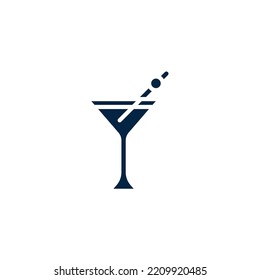 cocktail concept line icon. Simple element illustration. cocktail concept outline symbol design.