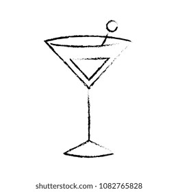 cocktail cup isolated icon
