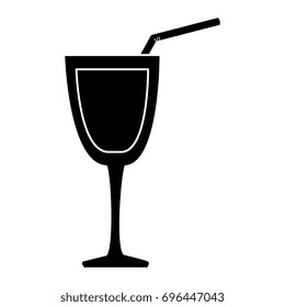 cocktail cup isolated icon