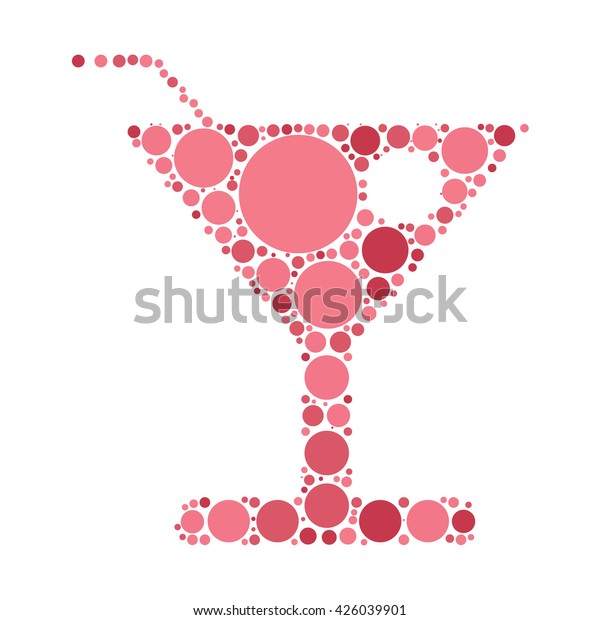 Cocktail Cup Shape Design By Color Stock Vector (Royalty Free) 426039901