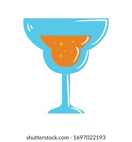 Cocktail design, Alcohol drink bar beverage liquid menu surprise restaurant and celebration theme Vector illustration