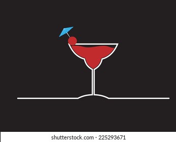 cocktail design menu background