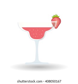 cocktail design over white background, vector illustration