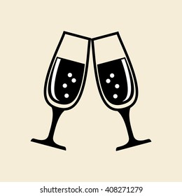 cocktail design over white background, vector illustration