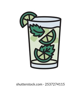 Cocktail Doodle Illustration - 04