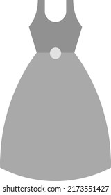 Cocktail Dress icon vector image. Can also be used for Clothes and Accessories. Suitable for mobile apps, web apps and print media.