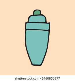 cocktail. drink. drink. alcohol bar. beach bar. color doodle drawing. Doodle. vector. on a colored background. beautiful colors. sweet. ice. chilled. the fever is quenching.