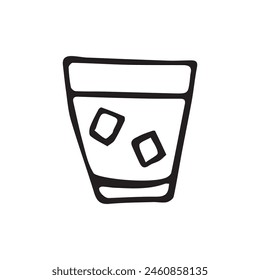 cocktail. drink. drink. alcohol bar. beach bar. doodle drawing. Doodle. vector. on a colored background.black and white. sweet. ice. chilled. the fever is quenching.