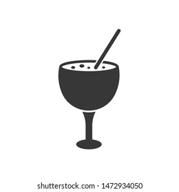 Cocktail Drink Beverage Vector Icon
