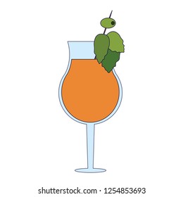 Cocktail drink cup
