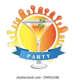 cocktail drink design, vector illustration eps10 graphic 