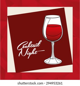 cocktail drink design, vector illustration eps10 graphic 