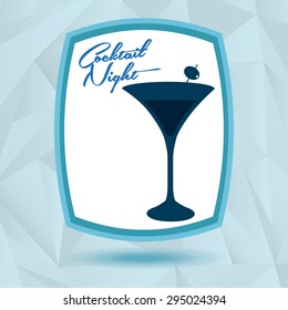 cocktail drink design, vector illustration eps10 graphic 