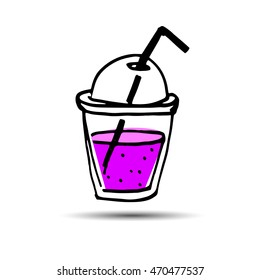 cocktail, drink, diet, smoothie, fruit, fresh, food, organic, illustration, healthy, juice