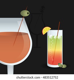 cocktail drink glass  image 