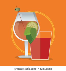 cocktail drink glass  image 