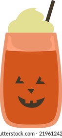 Cocktail Drink Icon. Halloween element for Design