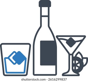  Cocktail Drink  illustration with isolated background