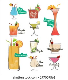 Cocktail Drinks Menu