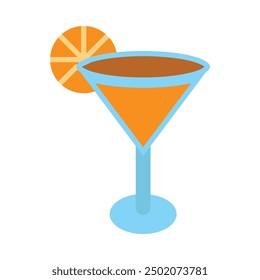 Cocktail Flat Icon Design For Personal nad Commercial Use