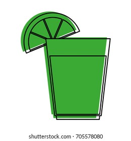 cocktail in garnished glass icon image