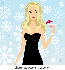 Cocktail girl