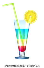 Cocktail in a glass