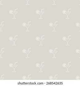 cocktail glass and drink pattern