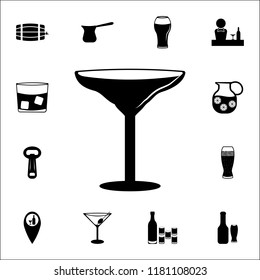 cocktail glass icon. Bar icons universal set for web and mobile